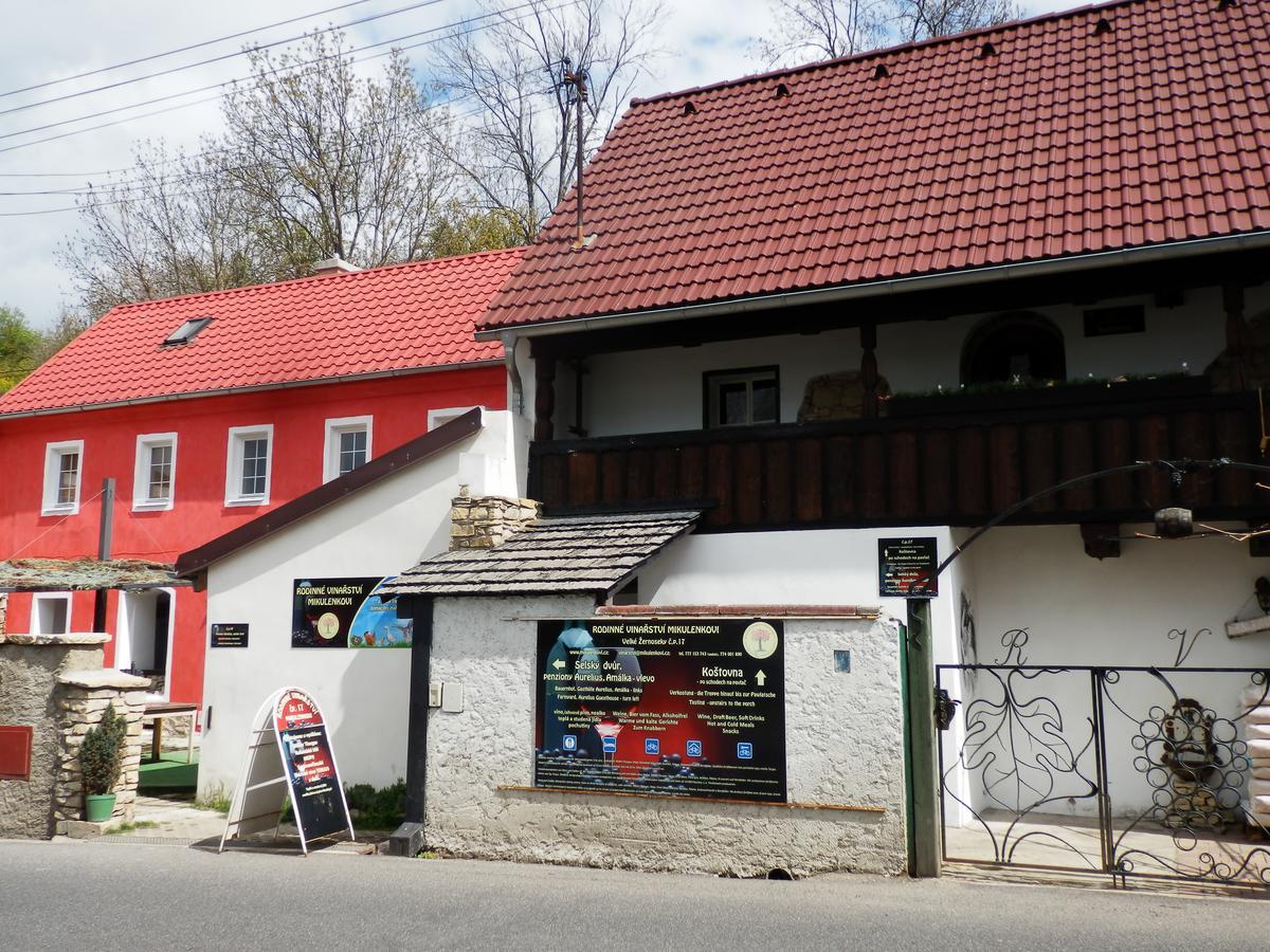 Rodinné vinařství Mikulenkovi Velke Zernoseky Exterior foto